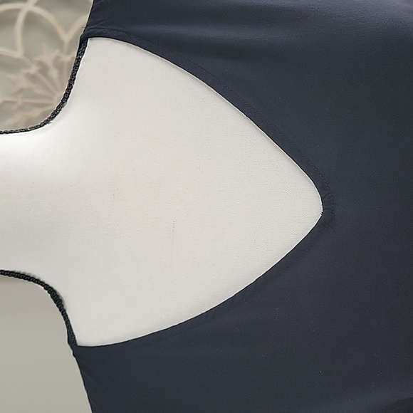 Lands End Black Tie Waist Women Size Xsmall Small Swimsuit Cover Up - Picture 6 of 11